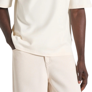 T-shirt décontracté à col rond et manches courtes pour homme, motif floral au dos, petit imprimé sur la poitrine, coupe décontractée, en jersey de coton, vente en gros, personnalisable OEM - Product Image 6