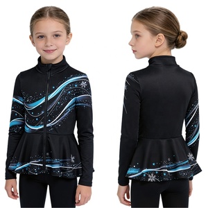 Tops de Patinaje Artístico para Niñas de 6 a 16 Años, Chaqueta Elegante, Sudadera, Ropa Exterior para Gimnasia, Baile, Jazz, Danza Lírica - Product Image 2