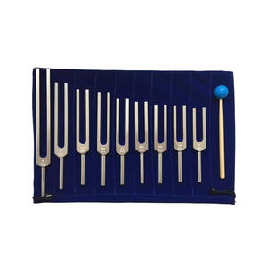 Debonairii Ensemble de 9 Diapasons Solfeggio pour Thérapie Sonore Manuelle, Guérison par Fréquence, Équilibrage des Chakras, Kit d'Instruments Certifié CE - Product Image 1