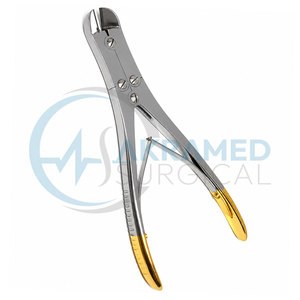 Pince coupante latérale pour fil de Kirschner de 9 pouces, en acier inoxydable, instrument chirurgical orthopédique vétérinaire certifié CE - Product Image 2