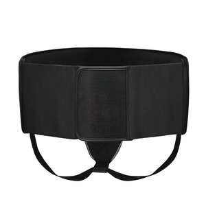 Custom Logo Boxing Groin Guard with Genuine <b>Leather</b> Durable & Protective Black Color High Quality Winning Style New Guards - Product Image 3