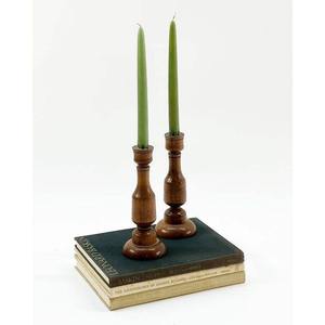 Élégant support à bougies en bois, décoration rustique moderne pour la maison, décoration de table de mariage - Product Image 3