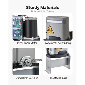 Apri Cancello Elettrico Solare da 280W per Cancelli Scorrevoli, con Infrarossi e Trasmissione a Catena, per Cancelli fino a 20m e 800kg - Product Image 6