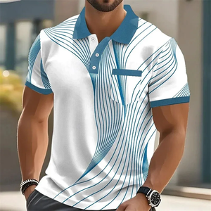 Camisa de Verano para Hombre, Moderna, de Manga Corta, 100% Algodón, Ecológica, Transpirable, de Alta Calidad, Informal - Product Image 1