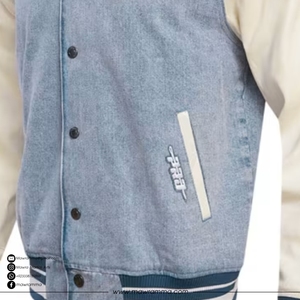 Veste varsity d'hiver pour homme, personnalisée et brodée, style vintage, sportive, bomber, streetwear, unisexe - Product Image 3
