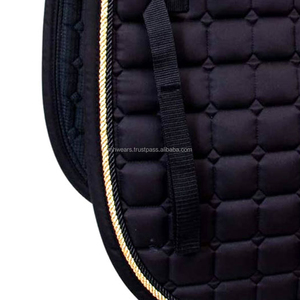 Meilleur tapis de selle MH pour dressage, mélange de laine, compétition de saut d'obstacles, entraînement, respirant, emballage personnalisé, tapis anglais professionnel - Product Image 4