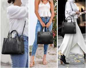 Sac à bandoulière élégant et tendance pour femme, sac à main en cuir de vachette véritable, fabrication artisanale, vente en gros, OEM personnalisé, sac fourre-tout pour femme - Product Image 6