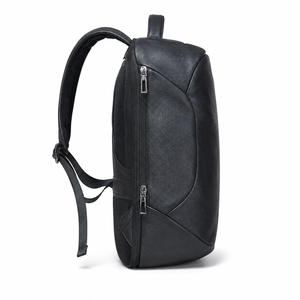 Sac à dos en cuir grand format avec fermeture éclair, durable, antivol, imperméable, avec chaînes, style vintage de haute qualité pour hommes actifs - Product Image 6