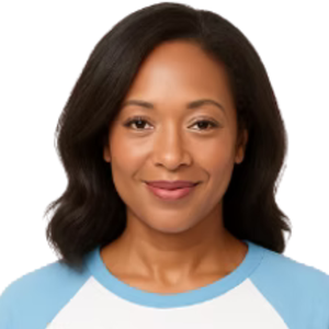Women's White and Light Blue Baseball Shirt Casual Three Quarter Sleeve <b>Raglan</b> Tee Everyday Comfortable Lifestyle Clothing <b>Top</b> - Product Image 5