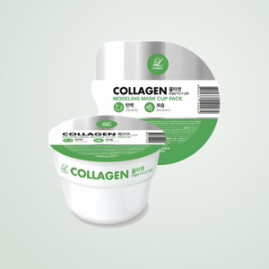 Masque pour le visage et le corps Lindsay Modeling Mask Cup Pack Collagen 28g - Product Image 5