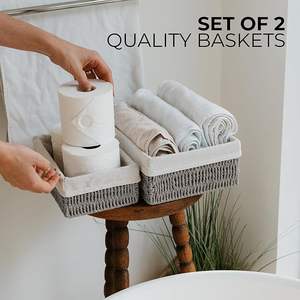 Cesta Moderna de Yute Tejido Ecológico, Plegable, Decorativa, para Ropa, Cocina, Regalos, Organizador, Almacenamiento para Bebés - Product Image 4