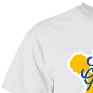 เสื้อยืดพิมพ์ลายสีขาว Sigma Gamma Rho สีน้ำเงินรอยัล ลายกราฟิกสุนัขพุดเดิล แขนสั้น คอกลม สำหรับชมรมนักศึกษา สวมใส่สบายๆ - Product Image 3