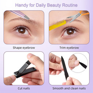 Travel <b>Manicure</b> <b>Kit</b> Portable Nail Grooming Set Luxury <b>Manicure</b> <b>Kit</b> Complete Nail Care Tools For Home And Salon Use - Product Image 5