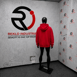 Sweat-shirt à capuche surdimensionné rouge avec fermeture éclair, imprimé graphique Wake Up, streetwear pour homme, fermeture éclair intégrale, sweat-shirt à capuche décontracté, mode urbaine, vêtements d'hiver - Product Image 4