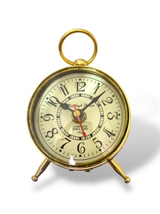 Horloge murale en laiton, mouvement silencieux, design moderne lumineux, décoration de luxe pour salon et chambre à coucher, artisanat Tajdaar - Product Image 4