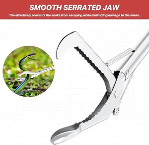 Heavy Duty Snake Catcher Stick Collapsible Professional Reptile Tongs Rattlesnake Grabber <b>Tool</b> <b>Safe</b> Handling Equipment - Product Image 3