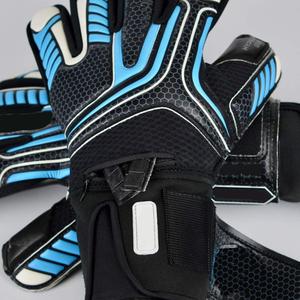 Football Goalkeeper Gloves Full Finger Non Slip Breathable Adjustable Wrist <b>Strap</b> Unisex PU Leather Finger Thumb Protection Pull - Product Image 5