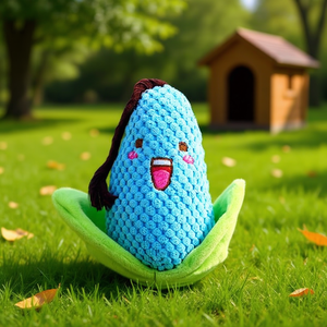 Jouet en peluche pour animaux Yommy Corn, 12 cm, jouet couineur pour chiens - Product Image 3