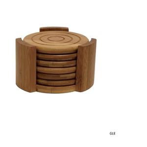 High Quality Classic Acacia Wood Round Beverage Coaster for Home Kitchen <b>Coffee</b> <b>Table</b> Use Heat Resistant Water Protective Layer - Product Image 3