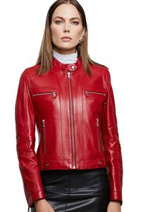 Chaqueta de Motociclista de Cuero Negra para Hombre, Resistente al Viento, a Precios de Mayoreo - Product Image 6