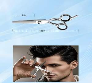 Nouvel Arrivage 2026 – Ciseaux de Coiffure Professionnels en Acier Inoxydable avec Lame Affûtée et Poignée en Caoutchouc pour Salon de Coiffure - Product Image 4