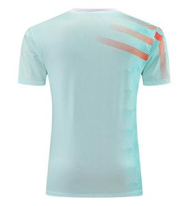 เสื้อยืดคอกลมทรงเข้ารูปผู้ชาย ผ้าสแปนเด็กซ์/โพลีเอสเตอร์ ดีไซน์ทันสมัยไม่ซ้ำใคร คุณภาพสูง สไตล์ลำลอง พิมพ์ลายแบบซับลิเมชั่น - Product Image 4