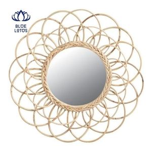 Espejo de Ratán 2026 de Venta Rápida, Decoración de Pared Artesanal Tejida, Expande el Espacio Visual y Crea una Sensación Cálida para el Dormitorio - Product Image 6