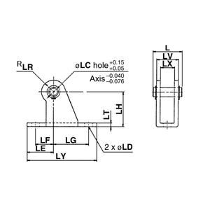 SMC Pneumatics Chape Pivot CM-E032B Supports De Montage Pièces Pneumatiques - Product Image 3