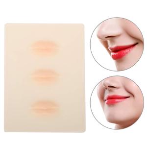 Peau d'entraînement en silicone pour la pratique des teintes à lèvres, du tatouage cosmétique, du microblading et du maquillage permanent - Product Image 6