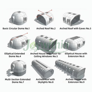 61 ㎡   <span class=keywords><strong>Casa</strong></span> Domo Prefabricada con Panel EPS Mejorado con Grafeno, <span class=keywords><strong>Casa</strong></span> Modular Aislada para Proyectos de Resorts Costeros - Product Image 6