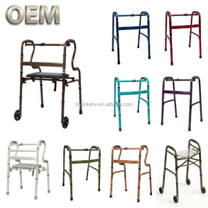 OEM ODM Aluminum <b>Rollator</b> <b>Walker</b> Manufacturer Taiwan Custom Elderly Mobility Aid Lightweight Foldable Supplier Daily Living Aids - Product Image 1