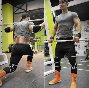 Genouillère de compression en néoprène souple 5 mm et 7 mm pour haltérophilie, soutien du genou pour la musculation et la protection en salle de sport - Product Image 3