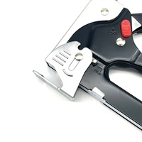 FUJIYA FST-201 Pistola de grapas manual de grado industrial, de alta resistencia, pulida a espejo plateado, herramienta manual, OEM/ODM disponible