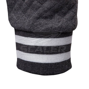 OEM Custom Made High Quality Men Winter Varsity Jacket <b>Fleece</b> Fabric Stand Front Breathable Windproof for Long Lasting Use - Product Image 4