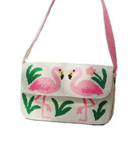 Sac fourre-tout personnalisé en perles, broderie artisanale de perles de rocaille, style universitaire, cadeau, logo personnalisé, fermeture éclair - Product Image 6