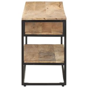 ตู้วางทีวีไม้มะม่วงสีน้ำตาลขนาด 51.2 นิ้ว ดีไซน์ทันสมัย - Product Image 3