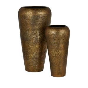 Stylish decorative metal <b>flower</b> vase modern home centerpiece elegant durable handcrafted premium finish artistic design - Product Image 1