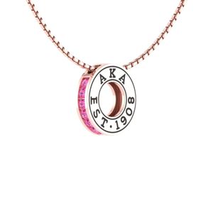 Rose Gold Eternity Love Charm Women Elegant Fashion Jewelry Pendant Charm Silver Tone Accessory Gift Daily Wear Premium Design - Product Image 6