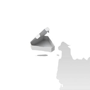 กล่องกระดาษรีไซเคิลแบบใช้แล้วทิ้งสำหรับบรรจุภัณฑ์อาหารจานด่วนที่เป็นมิตรกับสิ่งแวดล้อม พร้อมดีไซน์พิมพ์ลายตามสั่ง ผลิตจากวัสดุรีไซเคิล - Product Image 1