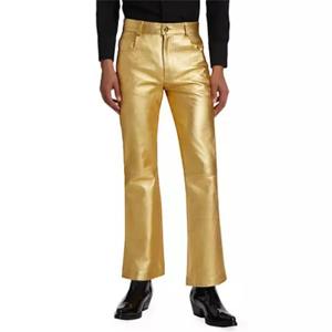 Diseño de Logotipo Personalizado, Pantalones de Mujer de Cuero PU Totalmente Personalizados, Impermeables, Ecológicos, Transpirables, Casuales, de Alta Calidad - Product Image 1