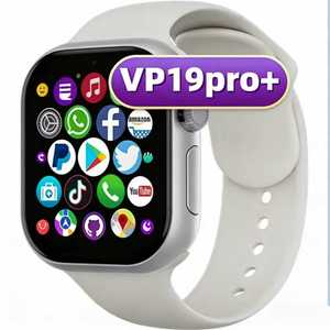 ساعة ذكية VP19Pro+ الأكثر مبيعًا لعام 2026 مع بطاقة SIM وذاكرة 3+32 جيجابايت، شاشة AMOLED مقاس 2.06 بوصة، مكالمات فيديو، واي فاي، GPS، يوتيوب، إصدار S10 الخلوي - Product Image 1