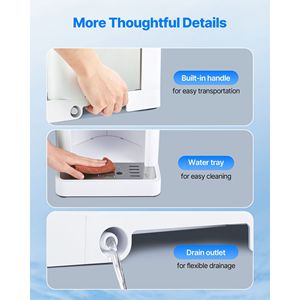 Macchina Elettrica Professionale per Ghiaccio Tritato 300W con Motore Premium, Capacità 1.91QT/1.8L, Tritaghiaccio in Acciaio Inox di Grande Formato - Product Image 6