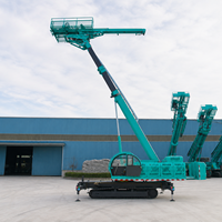 Machine de forage hydraulique sur chenilles robuste pour la stabilisation des pentes minières