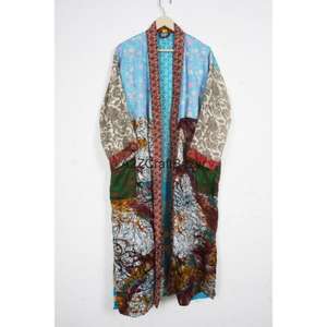 Kimono de luxe japonais fait main 100 % soie, respirant, doux et confortable, taille unique, pour automne/hiver/été, avec ceinture, idéal pour la nuit, la mariée ou la plage - Product Image 6