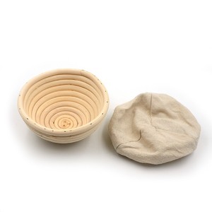 Cesta de fermentación de pan de ratán fácil de limpiar, tejida a mano, ecológica, duradera, antiadherente para masa madre, proveedor. - Product Image 4