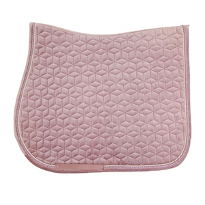 2026 Meilleure Qualité Matériaux Écologiques Tapis de Selle de Dressage pour Chevaux en Coton Doux et Satin avec Mousse - Product Image 1