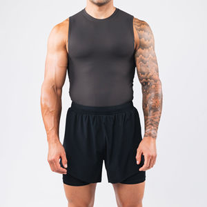 Camisetas Deportivas de Algodón 100% al por Mayor con Logotipo Personalizado para Gimnasio, Fitness, Entrenamiento, Running, Camisetas de Tirantes para Hombre, Culturismo - Product Image 5