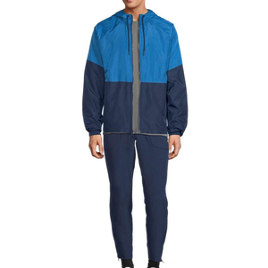 Survêtements à capuche coupe-vent décontractés 100 % coton pour hommes, grandes tailles, respirants, en polaire, pour l'hiver, haute qualité, livraison rapide - Product Image 1