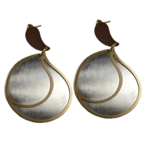 Pendientes de Metal con Acabado Pintado, Diseño Exclusivo para Joyería Femenina - Product Image 4