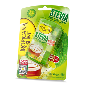 TROPICANA SLIM Édulcorant à la stévia en comprimés sans calories 300 comprimés - Product Image 1